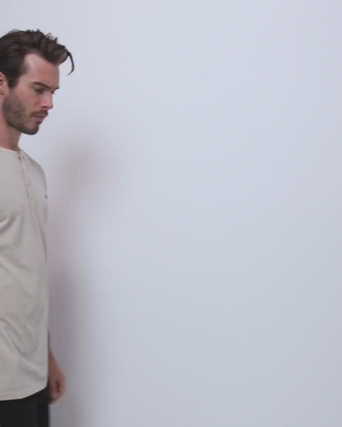 Henley Tee - Branded-Cream-video