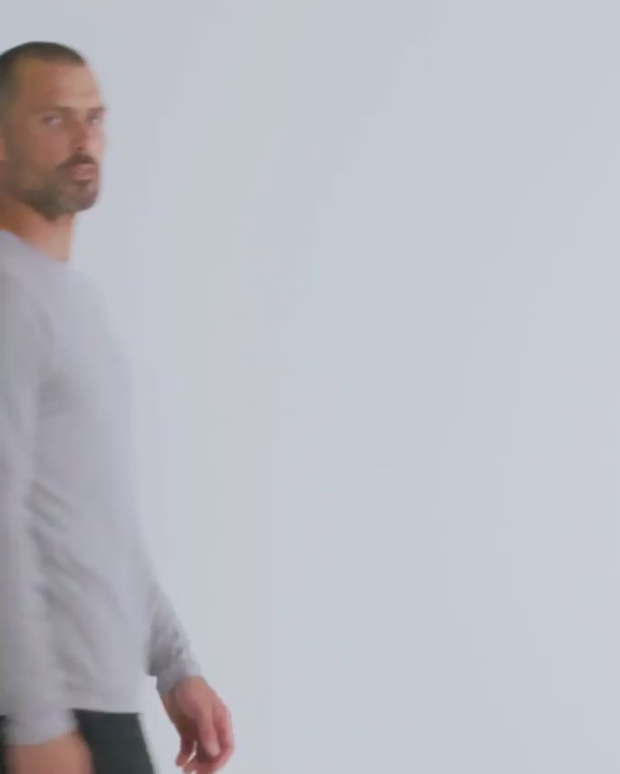 Long Sleeve Active Tee - Non-Branded-Grey-video