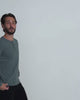 Long Sleeve Henley Tee - Non-Branded-Indigo-Regular-Video--Model---L