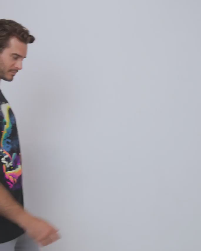 Infinity Explorer Tee-Black-Regular-Video--Model---L