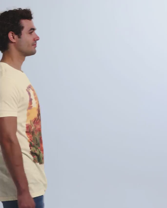 Cactus Trail Vintage Tee-Vintage Natural-Regular-Video--Model---L