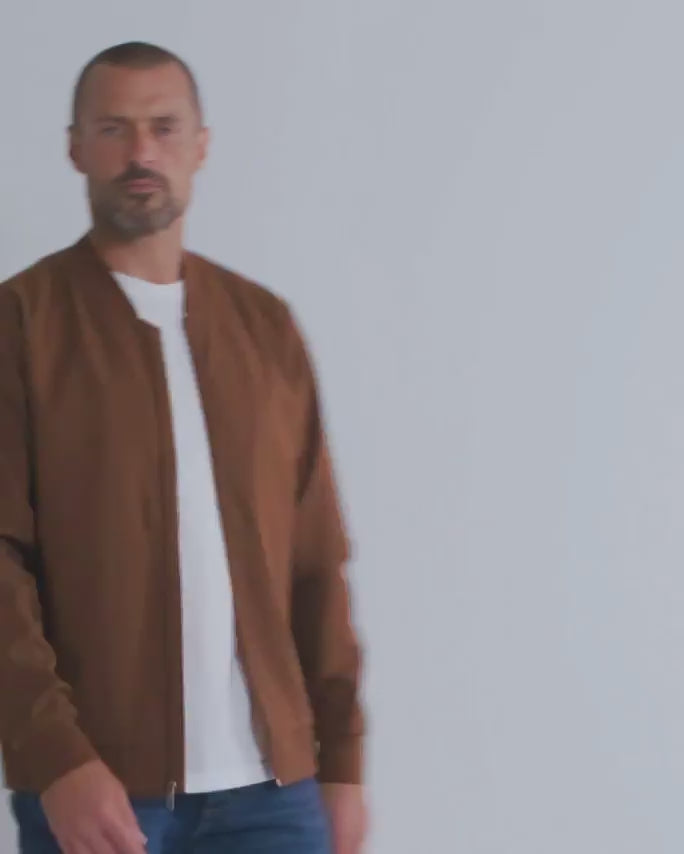 Heritage Bomber Jacket-Brown-video