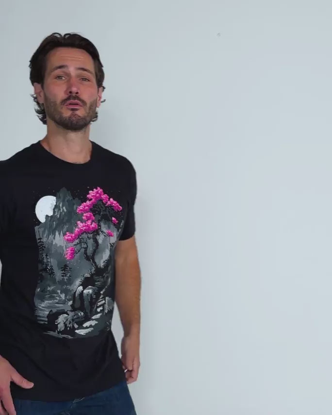 Midnight Ascent Tee-Black-Regular-Video--Model---L