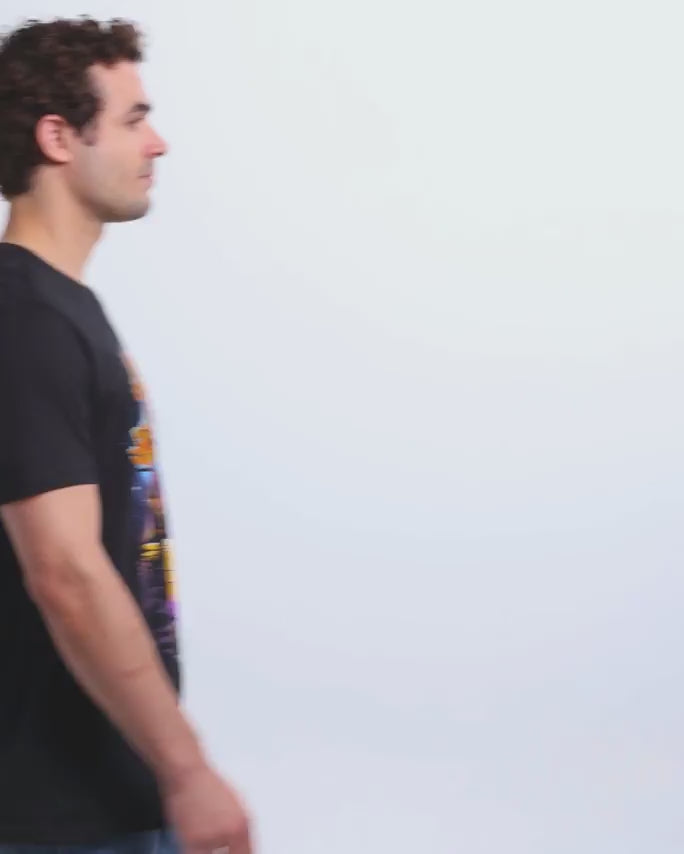 Starry Canopy Tee-Black-Regular-Video--Model---L