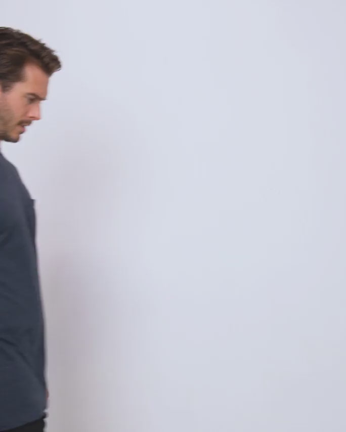 Pocket Tee-Navy-Regular-video