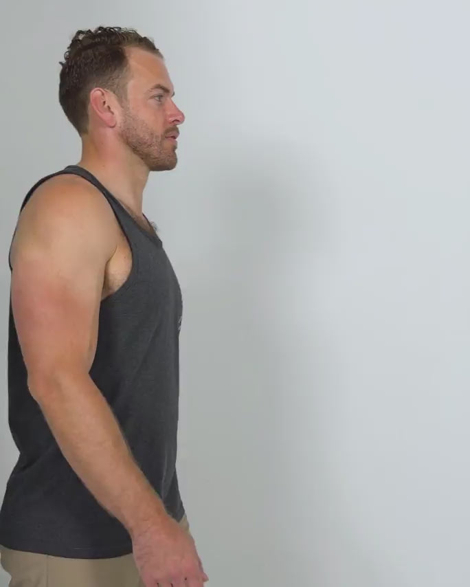 Bone Blossom Tank-Charcoal-Regular-Video--Model---L