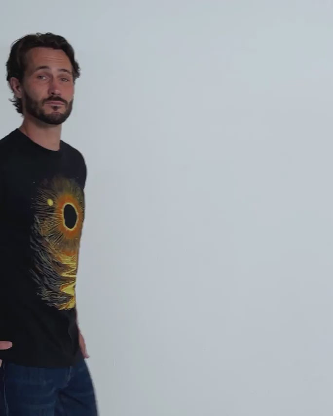 Lava Canyon Tee-Black-Regular-Video--Model---L