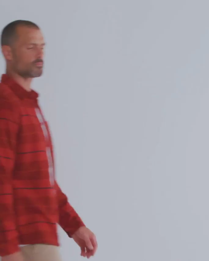 Fairbanks Flannel-Dark Red-video