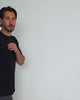 Pima Cotton Tee-Black-Regular-Video--Model---L