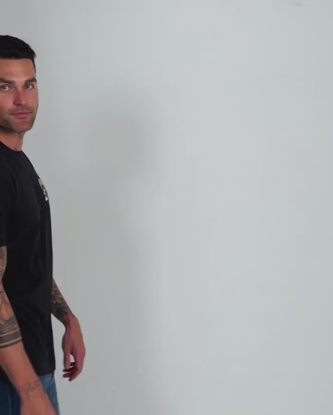 Eternal Blossom Tee - Black-Black-Regular-Video--Model---L