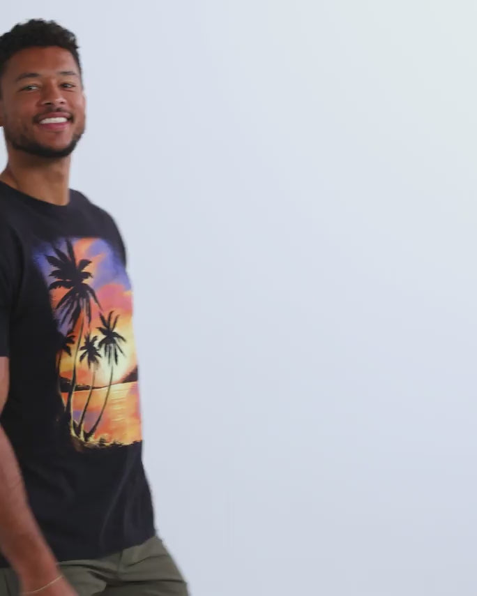 Amber Coast Vintage Tee-Vintage Black-Regular-Video--Model---L