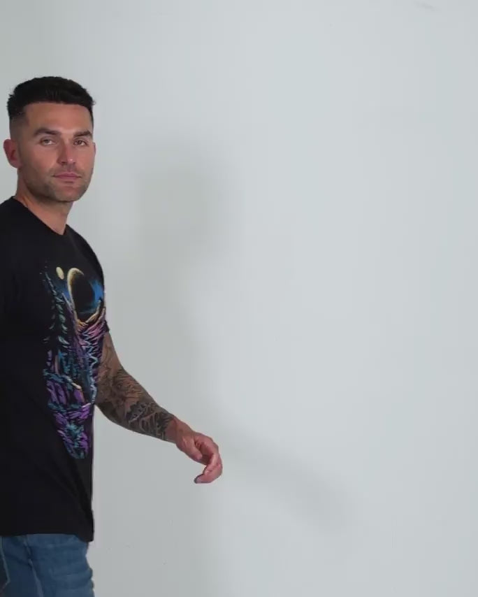 Solar Canyon Tee-Black-Regular-Video--Model---L