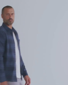 Fairbanks Flannel-Navy-video