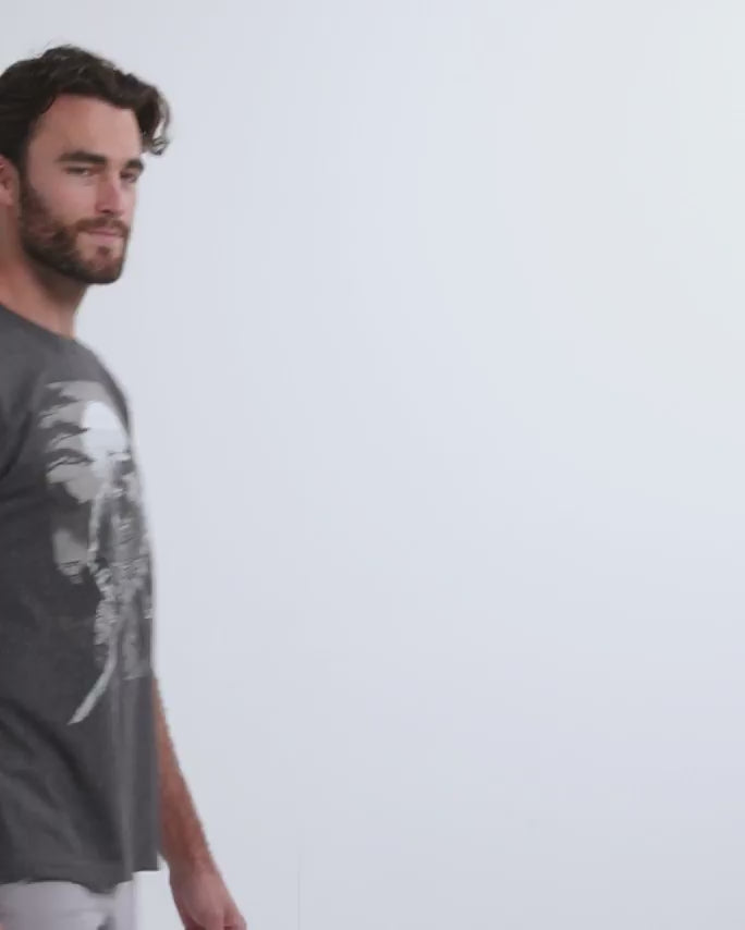Dark Samurai Tee-Charcoal-Regular-Video--Model---L