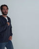 Zip-Up Hoodie - Non-Branded-Navy-Regular-Video--Model---L