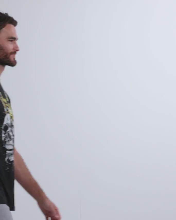 Golden Reign Tee-Black-Regular-Video--Model---L