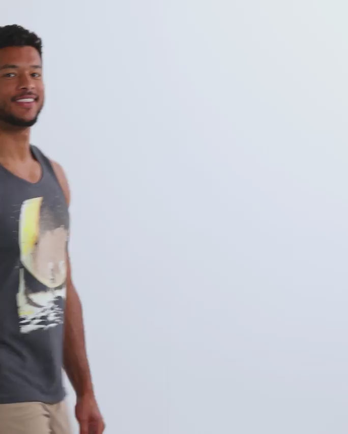 Intergalactic Tank-Charcoal-Regular-Video--Model---L