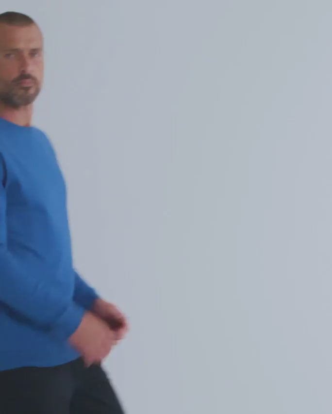 Crewneck Sweatshirt - Non-Branded-Cool Blue-video