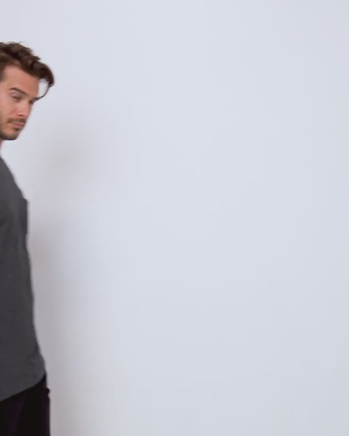 Pocket Tee-Charcoal-Regular