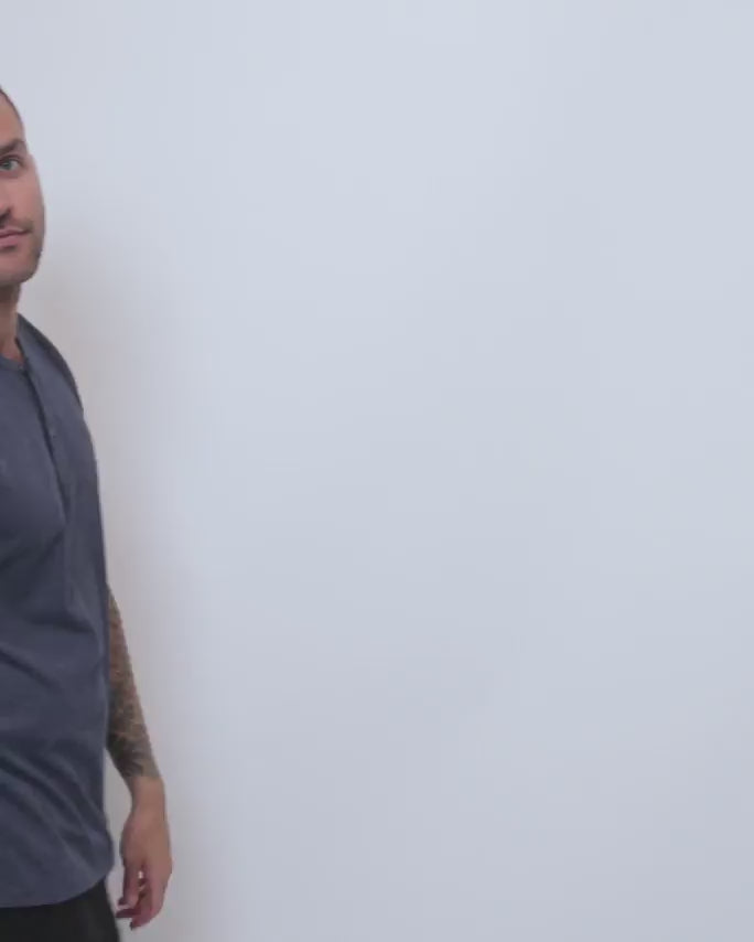 Essential Henley Tee-Navy-video
