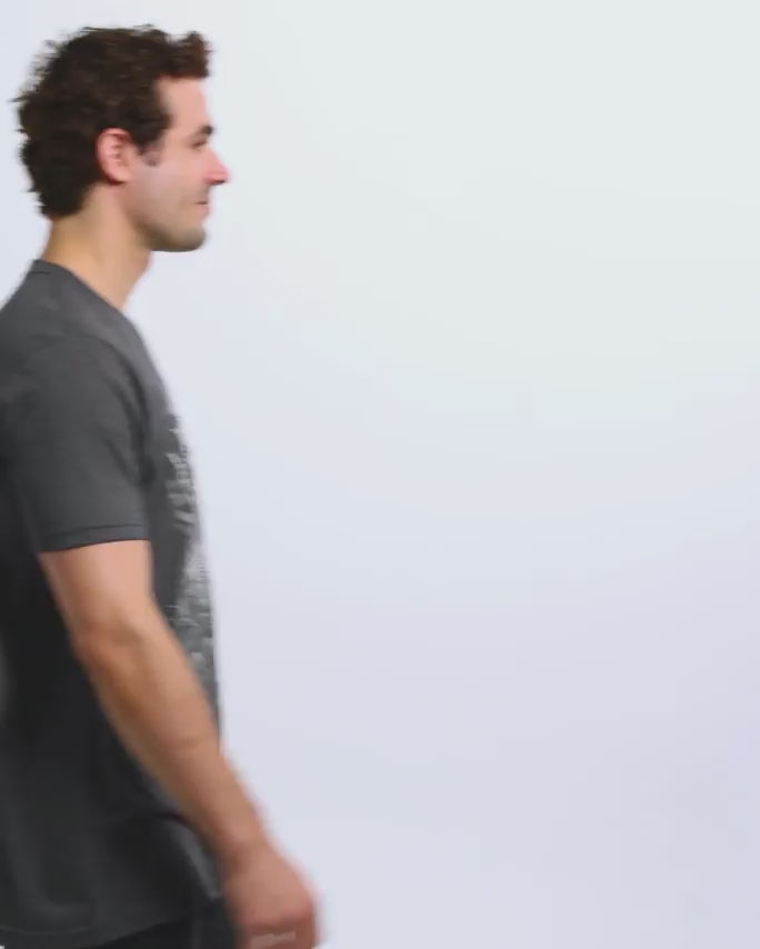 Lost Remains Tee-Charcoal-Regular-Video--Model---L