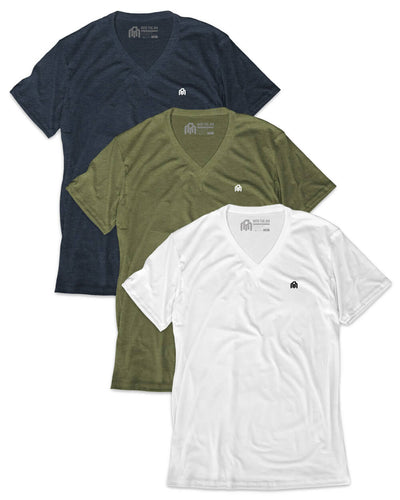 Basic V-Neck Tee Custom 3 Pack