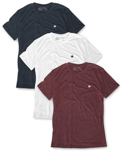 Basic Tee Custom 3 Pack-Front