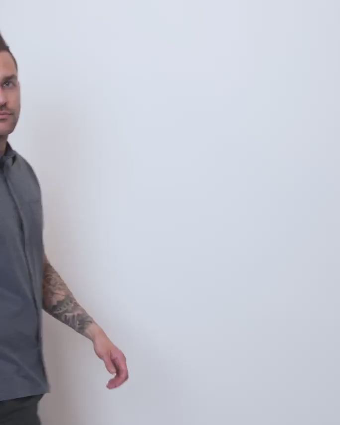 Essential Button Up-Navy-video
