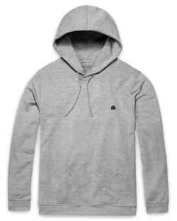 Pullover Hoodie (Hidden Pocket) - Branded-Grey-Front