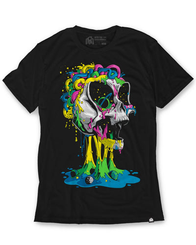 Brain Invader Tee-Black-Front