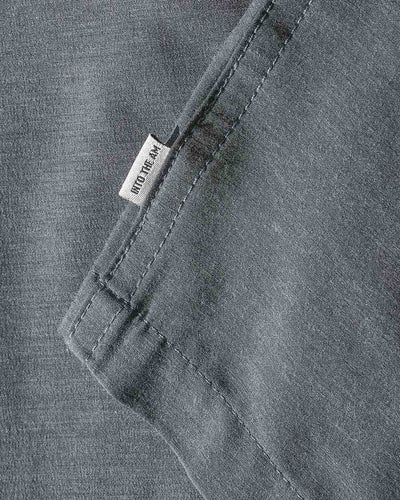 Essential Button Up-Indigo-Detail