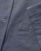 Essential Button Up-Navy-Detail