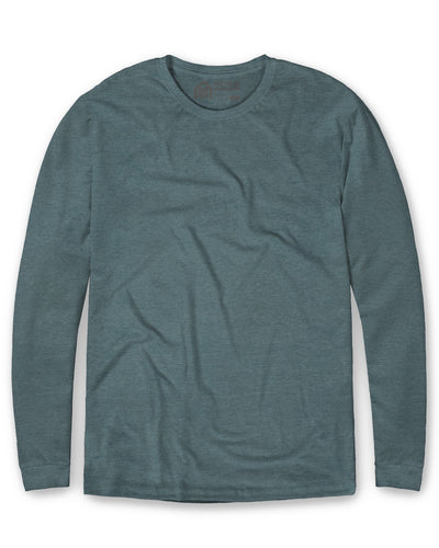 Long Sleeve Tee - Non-Branded-Regular-Indigo-Front