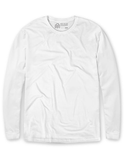 Long Sleeve Tee - Non-Branded-Regular-White-Front