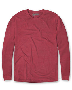 Essential Long Sleeve Tee-Cardinal-Front