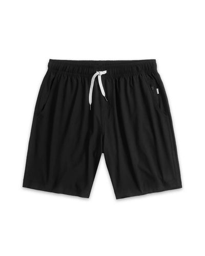 Essential Athletic Shorts-Black-Mock