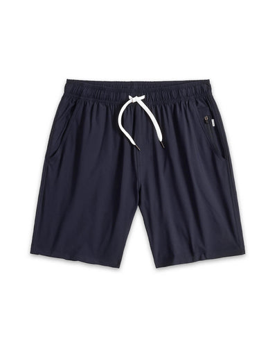 Active Shorts - Non-Branded-Navy-Regular-Mock--Model---L