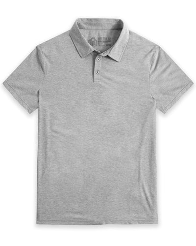 Essential Polo-Grey-Front-Regular