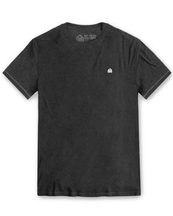 Basic Athletic Tee-Charcoal-Front