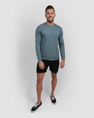 Long Sleeve Tee - Non-Branded-Regular-Indigo-Full--Zach---L