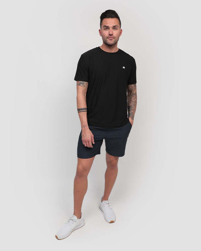Essential Athletic Shorts-Navy-Full--Zach---L