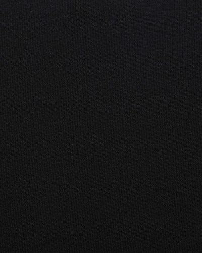 Essential Henley Tee-Black-Detail 3