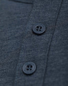 Essential Henley Tee-Navy-Detail 2
