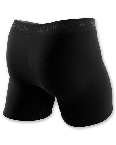 Everyday Boxer Briefs - 5"-Black-Mock 4--Model---L