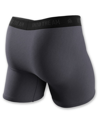 Everyday Boxer Briefs - 5"-Charcoal-Mock 3--Model---L