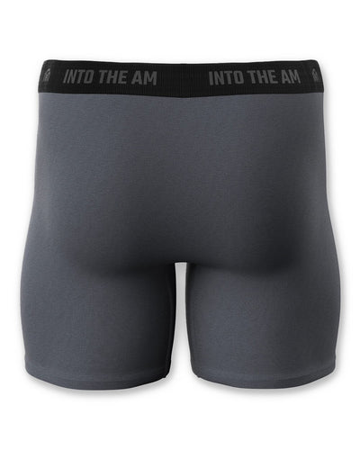 Everyday Boxer Briefs - 5"-Charcoal-Mock 5--Model---L