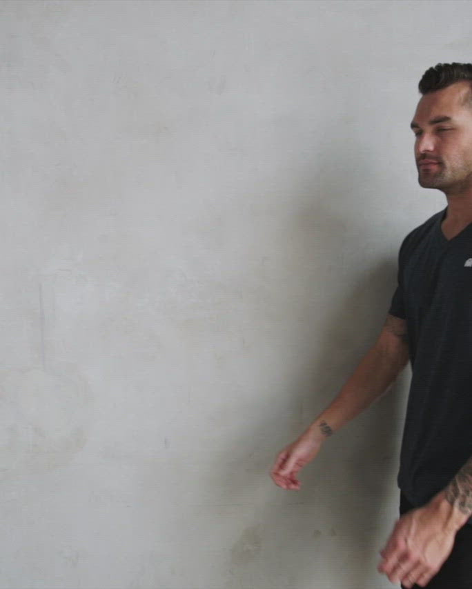Basic V-Neck Tee-Navy-Video--Zack---L-Regular
